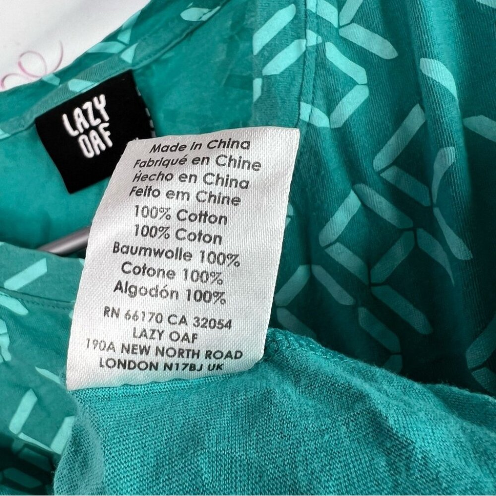 Lazy Oaf Cropped Tshirt Digital Clock Look Patter… - image 7